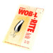  Seneca Wob-L-Rite, 1/4oz Black / White fishing spoon #0832