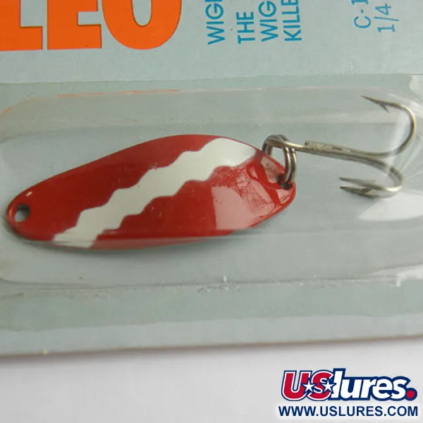  Seneca Little Cleo, 1/4oz Red / White fishing spoon #0834