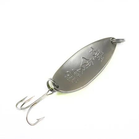 Vintage Seneca Little Cleo (Hula Girl), 2/3oz Yellow / Red fishing spoon #0843