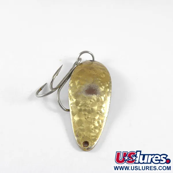 Vintage  Seneca Little Cleo, 1/4oz Crystal (Golden Scale) fishing spoon #0851