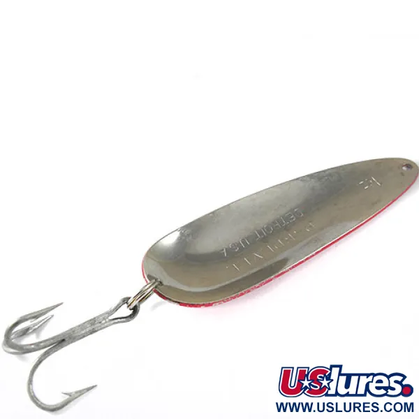 Vintage  Eppinger Dardevle, 1oz Red / White / Nickel fishing spoon #0857