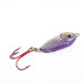 Vintage  Unknown Jigging lure, 2/5oz Lilac (Purple) / Orange fishing spoon #0859