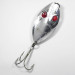 Vintage  Hofschneider  Red Eye Wiggler , 1oz Nickel / Red Eyes fishing spoon #0863