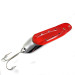 Vintage  Lake Products Charger #4, 3/4oz Nickel / Red fishing spoon #0868
