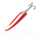 Vintage  Eppinger Dardevle ThinDevle, 2/5oz Red / White / Nickel fishing spoon #0876