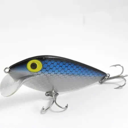Vintage Storm Original Thin Fin, 3/16oz Natural / Blue fishing lure #0877