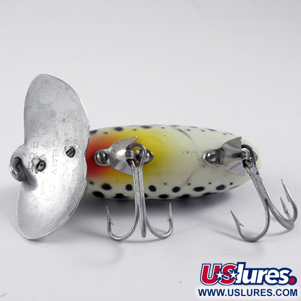 Vintage   Fred Arbogast Jitterbug, 1/3oz Tiger fishing lure #0880