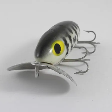 Vintage Fred Arbogast Jitterbug, 1/3oz Tiger fishing lure #0880