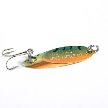 Vintage Acme Kastmaster , 1/8oz Fire Tiger fishing spoon #0882