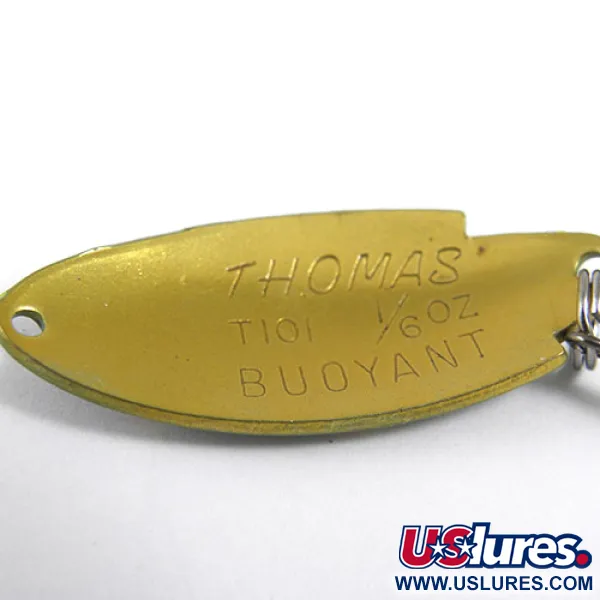 Vintage   Thomas Buoyant, 3/16oz Green / Red / Yellow(Frog) fishing spoon #0886