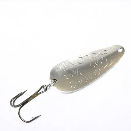 Vintage Thomas Cyclone, 1/4oz Rainbow Trout fishing spoon #0887