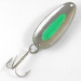 Vintage    Blue Fox Pixee ​, 3/4oz Nickel / Green fishing spoon #0895