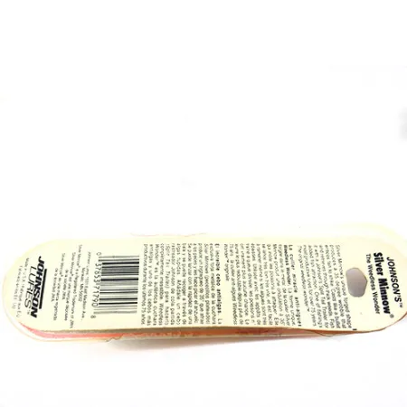 Weedless Johnson Silver Minnow, 1/2oz Five of diamonds (Red / Yellow / Nickel) fishing spoon #0900