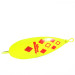   Weedless Johnson Silver Minnow, 1/2oz Five of diamonds (Red / Yellow / Nickel) fishing spoon #0900