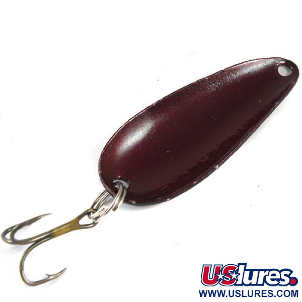 Vintage  Acme Wonderlure, 1/4oz Dark Red fishing spoon #0907