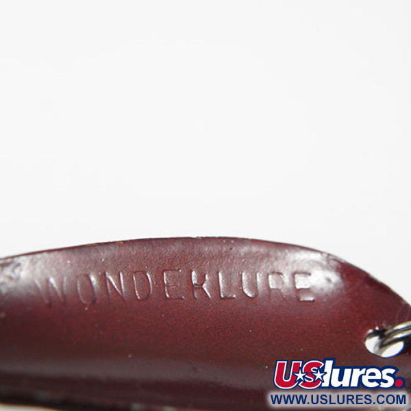 Vintage  Acme Wonderlure, 1/4oz Dark Red fishing spoon #0907