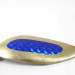 Vintage   Luhr Jensen Little Jewel, 3/4oz Brass / Blue fishing spoon #0910