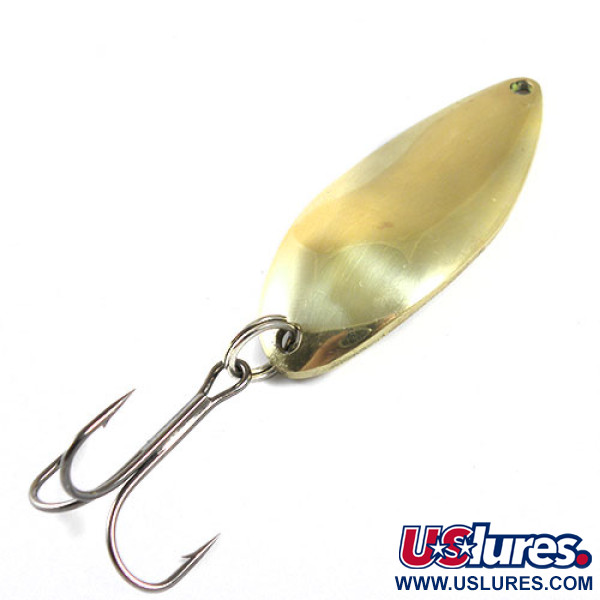 Vintage  Luhr Jensen Little Jewel, 3/4oz Brass fishing spoon #0918