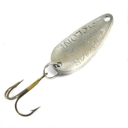 Vintage Thomas Cyclone, 1/8oz Rainbow Trout fishing spoon #0920