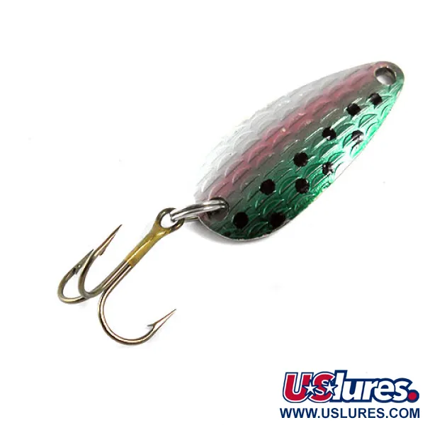 Vintage   Thomas Cyclone, 1/8oz Rainbow Trout fishing spoon #0920