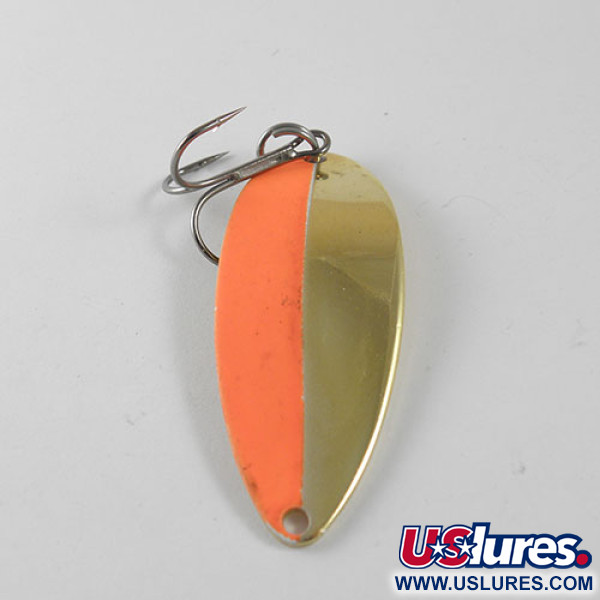 Vintage   Acme Little Cleo, 2/5oz Gold / Orange fishing spoon #0928