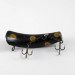 Vintage  Yakima Bait Worden's Lures Flatfish F6, 3/32oz Yellow / Black fishing lure #0930