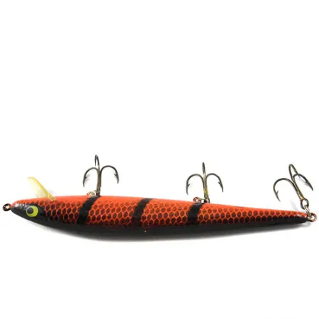 Vintage Smithwick Suspending Rattlin’ Rogue 0931, 1/3oz Tiger fishing lure #0931