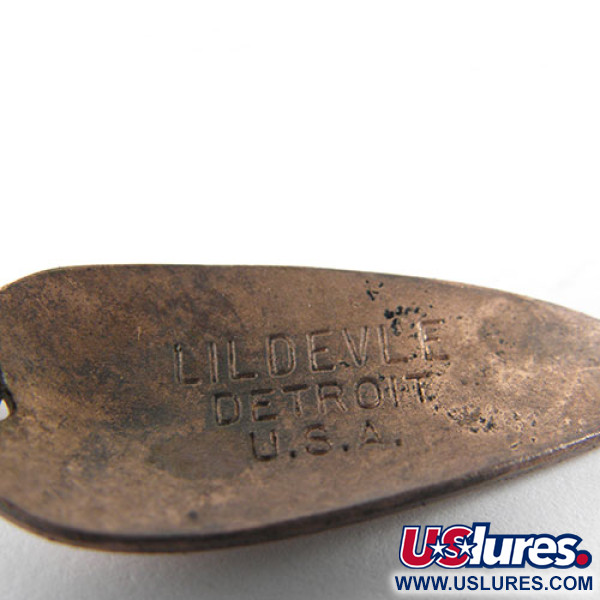 Vintage  Eppinger Dardevle Lildevle 0934, 1/8oz Bronze (Brass) fishing spoon #0934