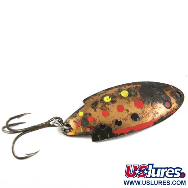Vintage   Thomas Buoyant, 1/4oz Bronze (Brass) fishing spoon #0935