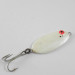 Vintage   Bomber Slab Spoon, 3/4oz Pearl (Pearl) fishing spoon #0936