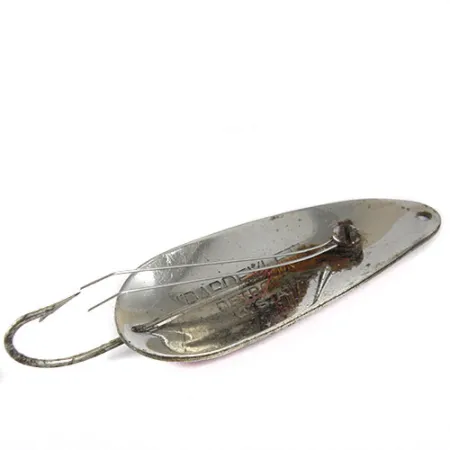 Vintage Eppinger Weedless Dardevle Dardevlet , 2/3oz Red / White / Nickel fishing spoon #0940
