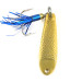 Vintage  Unknown Jig Lure, 3/5oz Gold fishing spoon #0944