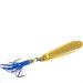 Vintage  Unknown Jig Lure, 3/5oz Gold fishing spoon #0944