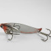 Vintage   Heddon Sonar 433, 1/2oz Nickel / Red fishing spoon #0945