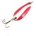 Vintage   Moriyama, 1/4oz Red / White / Nickel fishing spoon #0946