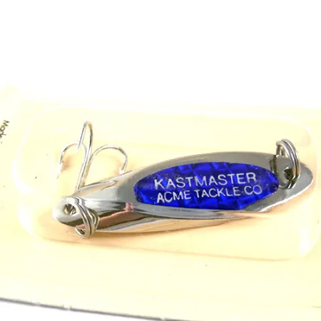 Acme Kastmaster, 1/4oz Nickel / Blue fishing spoon #0954