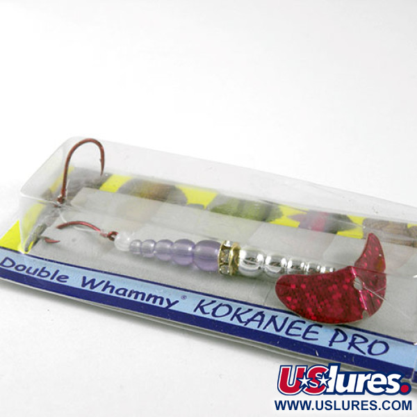  Kokanee tackle Mack's Lure Double Whammy , 1/16oz Red / Nickel / purple fishing #0959