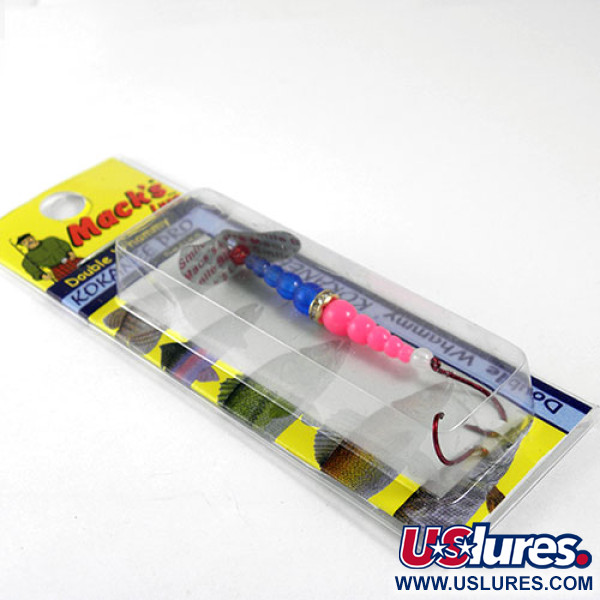  Kokanee tackle Mack's Lure Double Whammy , 1/16oz Light Blue / Pink spinning lure #0960