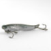 Vintage   Heddon Sonar 431, 1/4oz Silver / Green fishing spoon #0964