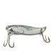 Vintage   Heddon Sonar 431, 1/4oz Silver / Green fishing spoon #0964