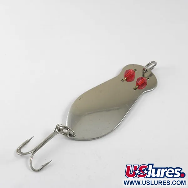 Vintage   Herter's Waseca, 1/2oz Nickel / Red Eyes


 fishing spoon #0967
