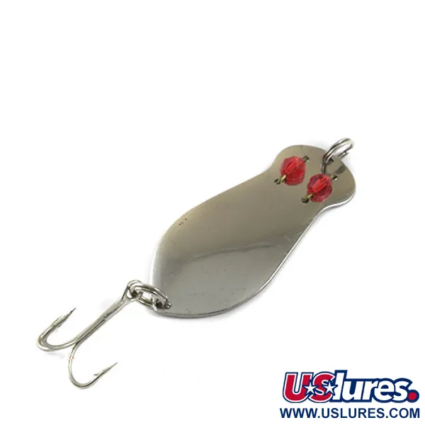 Vintage   Herter's Waseca, 1/2oz Nickel / Red Eyes


 fishing spoon #0967