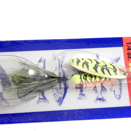 Yakima Bait Worden’s Original Rooster Tail, 1/4oz Tiger spinning lure #0970