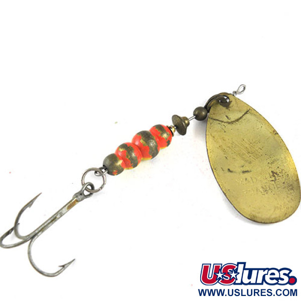 Vintage   Mepps Aglia 5, 1/2oz Brass spinning lure #0977