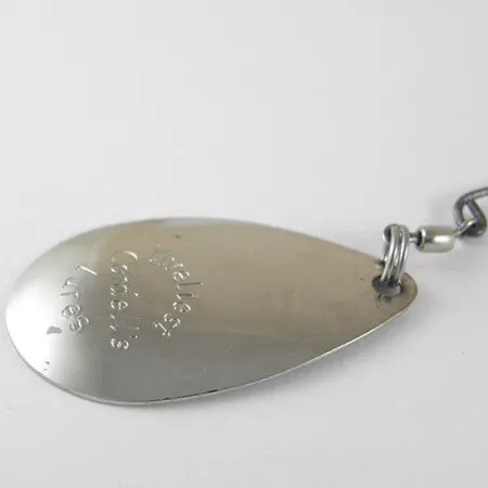 Vintage Cotton Cordell LIveLiest Cordell's lures, 1/2oz Nickel / White spinning lure #0984