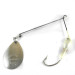 Vintage  Cotton Cordell LIveLiest Cordell's lures, 1/2oz Nickel / White spinning lure #0984