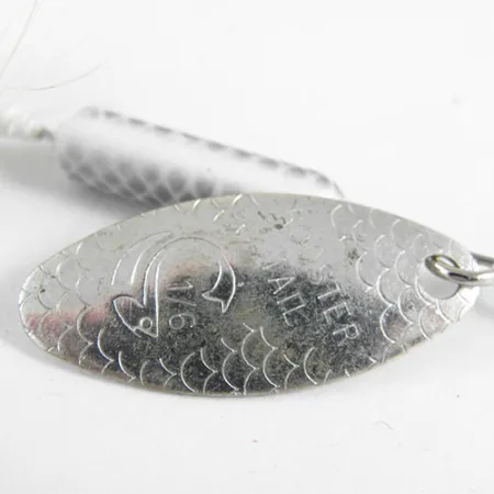 Vintage Yakima Bait Worden’s Original Rooster Tail, 1/4oz Gray spinning lure #0990