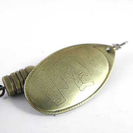 Vintage Heddon HEP 3, 1/4oz Brass spinning lure #0991
