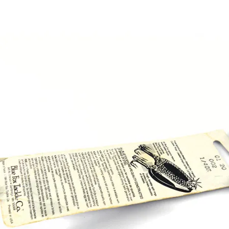 Blue Fox Pixee , 1/2oz Nickel / Orange fishing spoon #1008