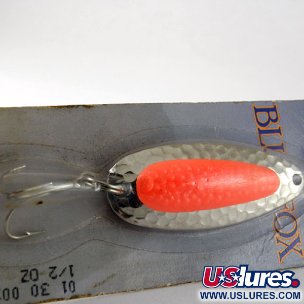   Blue Fox Pixee , 1/2oz Nickel / Orange fishing spoon #1008